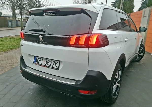 Peugeot 5008 cena 69999 przebieg: 175000, rok produkcji 2018 z Ślesin małe 326